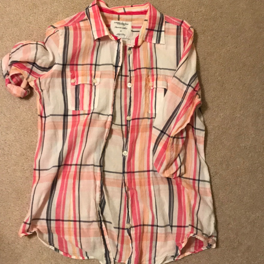 American eagle button down